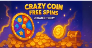 Crazy Coin free spins updated today